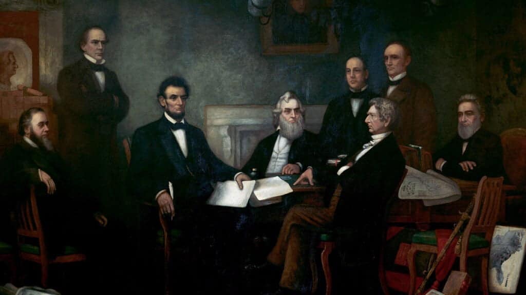 A painting of Abraham Lincoln signing the Emancipation Proclamation, THE JUNETEENTH COMMUNITY CELEBRATION