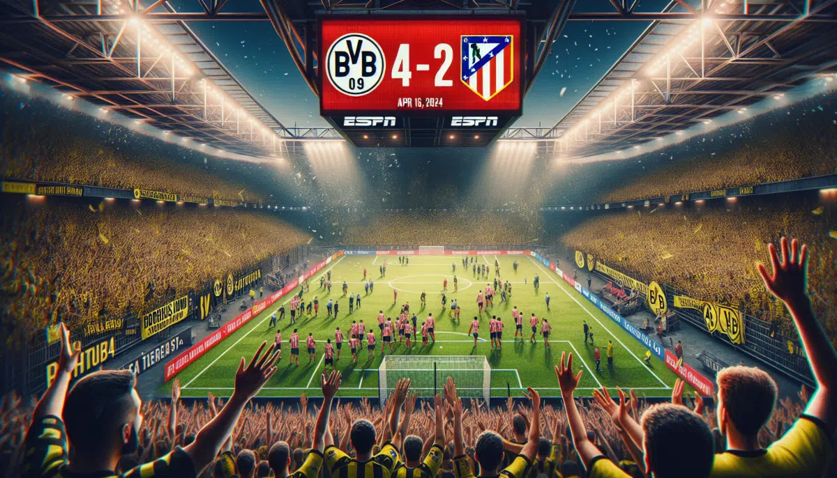 Borussia Dortmund 4-2 Atlético Madrid (Apr 16, 2024) Final Score - ESPN