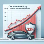 Car insurance is up 22% from the same time last year