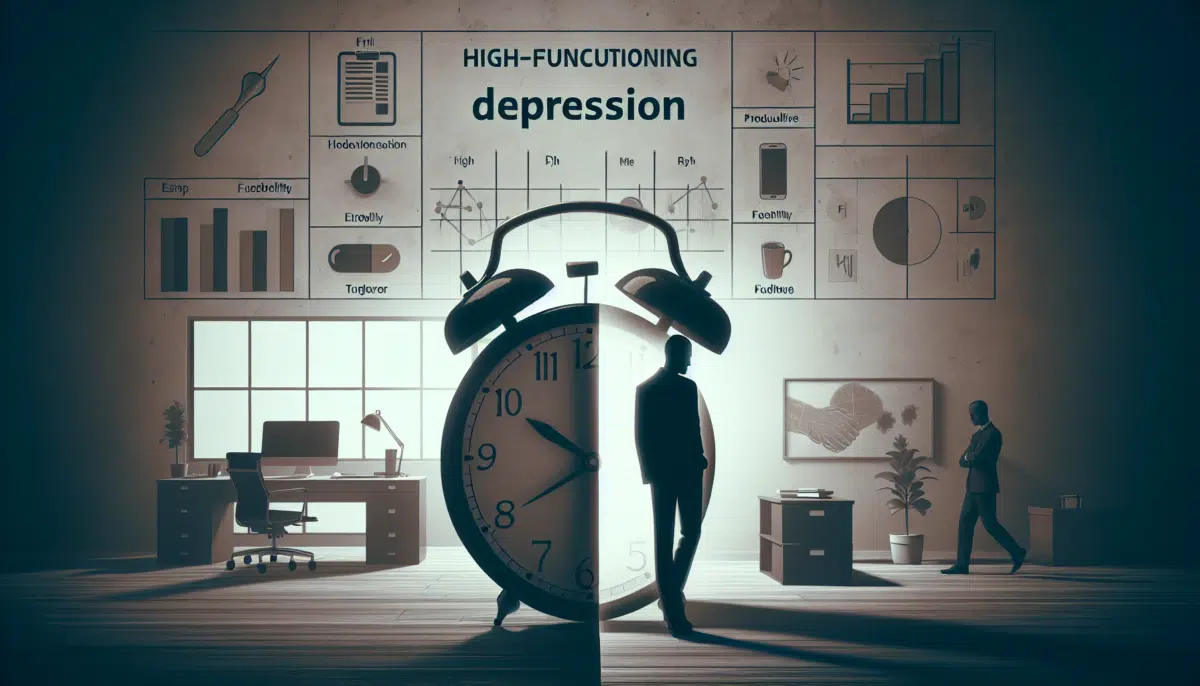 ‘There’s a myth that it stops you from getting out of bed’: what high-functioning depression is really like