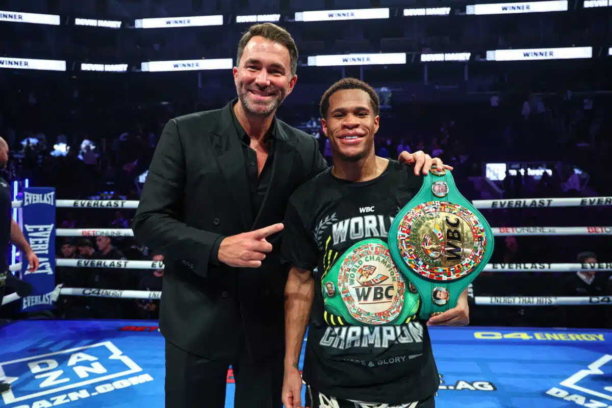 Hearn has promoted Haney for many of his world title fights