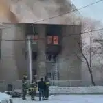 Minneapolis fire crews respond to fire at boarded up apartment building