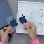 M2 MacBook Air matching Apple stickers