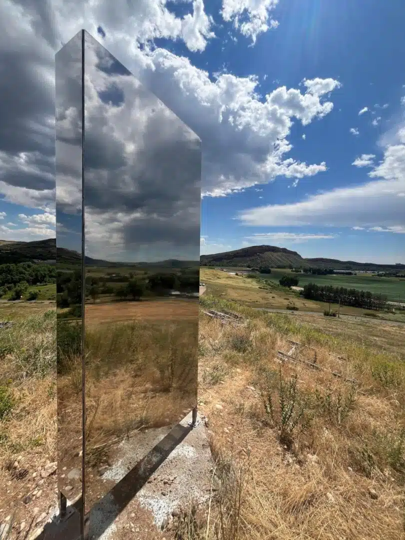 This popup monolith was discovered outside Bellvue, Colorado, on June 23, 2024. The structure is located on private land and has generated wide interest.