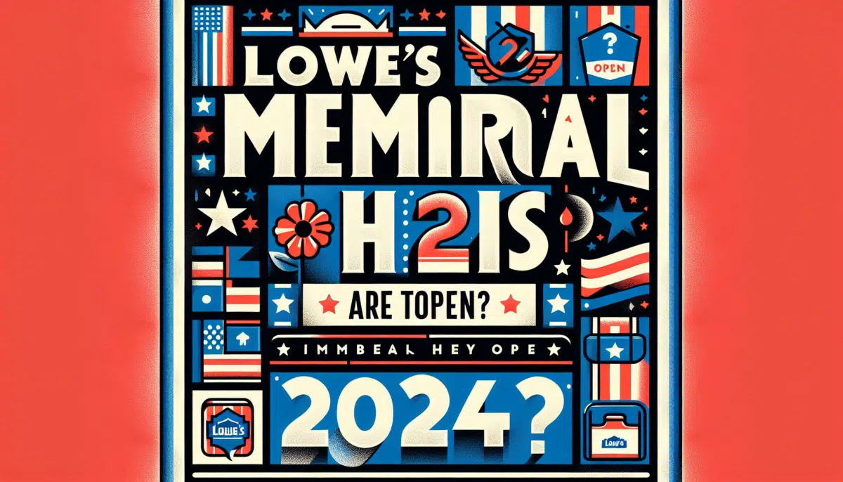 Lowe's Memorial Day Hours 2024: Are They Open?