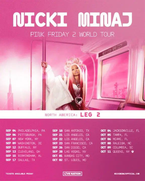 Nicki Minaj extends Pink Friday 2 Tour, adds L.A. show